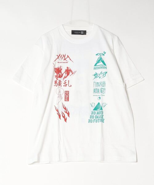 SAMURAI CORE(サムライコア)の「【SAMURAI CORE x MAYHEM】Graphic Design T(Tシャツ/カットソー・メンズ・ブラック/ホワイト・MEDIUM/LARGE)」の2枚目の写真