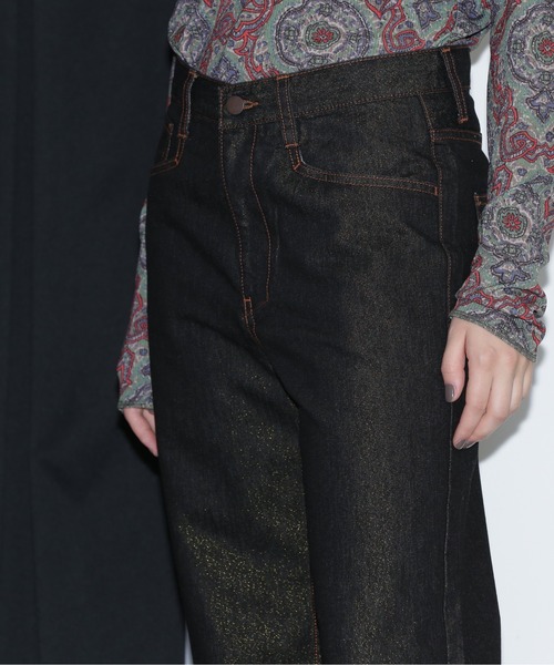 mici（ミチ）の「(mici)上級のカジュアルアップに。アップラメデニム