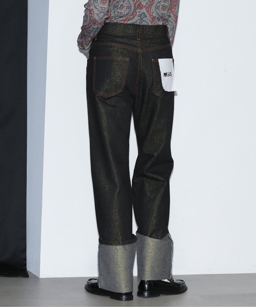 mici(ミチ)の「(mici)上級のカジュアルアップに。アップラメデニムパンツ(デニムパンツ・レディース・ブラック/ネイビー・SMALL/MEDIUM)」の18枚目の写真