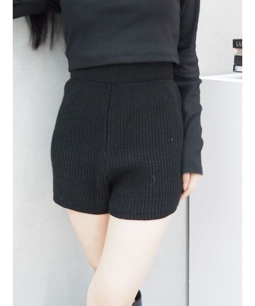 EVRIS（エヴリス）の「ニットショートパンツ（その他パンツ・レディース・グレー/ブラック/アイボリー・FREE）」の20枚目の写真