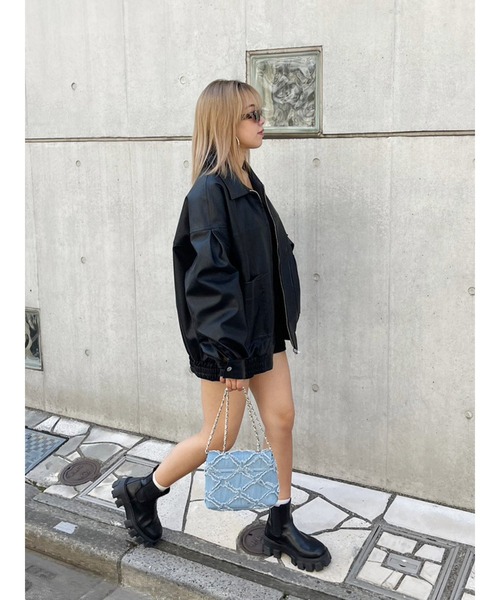 EVRIS（エヴリス）の「ニットショートパンツ（その他パンツ・レディース・グレー/ブラック/アイボリー・FREE）」の8枚目の写真