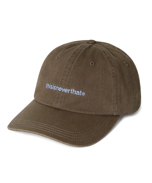 thisisneverthat(ディスイズネバーザット)の「(FW24)T-Logo Cap(キャップ・メンズ・ブラック/スモークピンク/アイボリー/ブラウン系その他/チャコール/ネイビー/ホワイト×ネイビー/グリーン・FREE)」の5枚目の写真