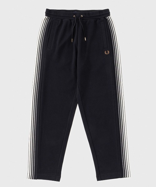 FRED PERRY(フレッドペリー)の「Ombre Stripe Track Pant/オンブルストライプトラックパンツ(スウェットパンツ・メンズ・ネイビー/ブラック・S/XS/M)」の1枚目の写真