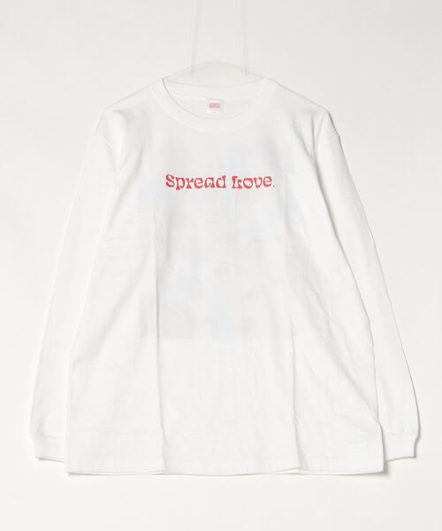 Mag.(マグ)の「【Spread Love】オリジナルプリント L/S T(Tシャツ/カットソー・レディース・ブラック/ホワイト・MEDIUM/LARGE)」の2枚目の写真
