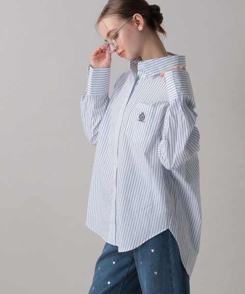 FOREVER 21(フォーエバー トゥエンティーワン)の「【2024FW】アソートオーバーサイズシャツ(シャツ/ブラウス・レディース・ブラック/レッド/ベージュ/ブルー/オフホワイト・FREE)」の15枚目の写真