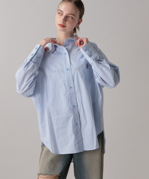 FOREVER 21(フォーエバー トゥエンティーワン)の「【2024FW】アソートオーバーサイズシャツ(シャツ/ブラウス・レディース・ブラック/レッド/ベージュ/ブルー/オフホワイト・FREE)」の18枚目の写真