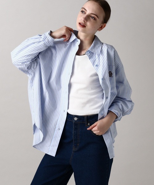 FOREVER 21(フォーエバー トゥエンティーワン)の「【2024FW】アソートオーバーサイズシャツ(シャツ/ブラウス・レディース・ブラック/レッド/ベージュ/ブルー/オフホワイト・FREE)」の20枚目の写真