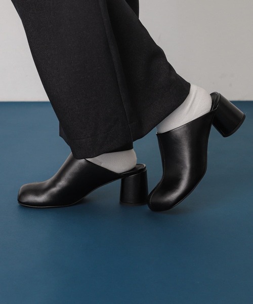 SENSE OF PLACE by URBAN RESEARCH（センスオブプレイスバイアーバンリサーチ）の「オブリークトゥサボ（サンダル・レディース・ブラック/ベージュ・LARGE/SMALL/MEDIUM）」の9枚目の写真