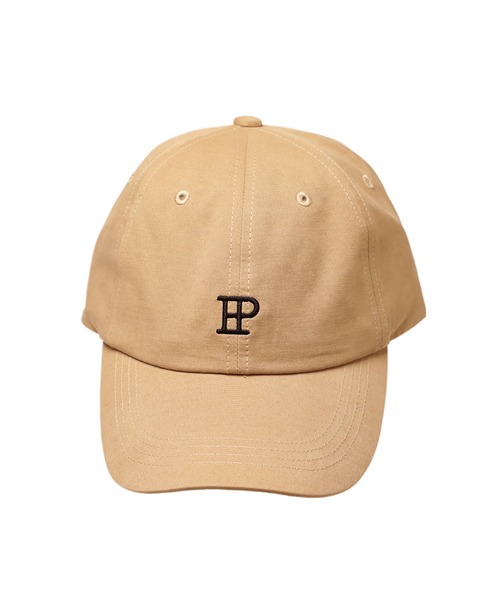 14+（イチヨンプラス）の「ピーチスキン風IP刺繍キャップ（キャップ・レディース・チャコールグレー/ダークオレンジ/ブラック/カーキ/アイボリー/ベージュ・MEDIUM/X-LARGE）」の11枚目の写真