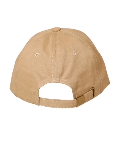 14+（イチヨンプラス）の「ピーチスキン風IP刺繍キャップ（キャップ・レディース・チャコールグレー/ダークオレンジ/ブラック/カーキ/アイボリー/ベージュ・MEDIUM/X-LARGE）」の9枚目の写真