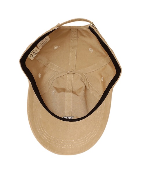 14+（イチヨンプラス）の「ピーチスキン風IP刺繍キャップ（キャップ・レディース・チャコールグレー/ダークオレンジ/ブラック/カーキ/アイボリー/ベージュ・MEDIUM/X-LARGE）」の8枚目の写真