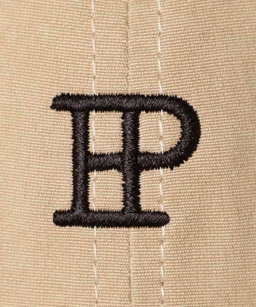 14+（イチヨンプラス）の「ピーチスキン風IP刺繍キャップ（キャップ・レディース・チャコールグレー/ダークオレンジ/ブラック/カーキ/アイボリー/ベージュ・MEDIUM/X-LARGE）」の17枚目の写真