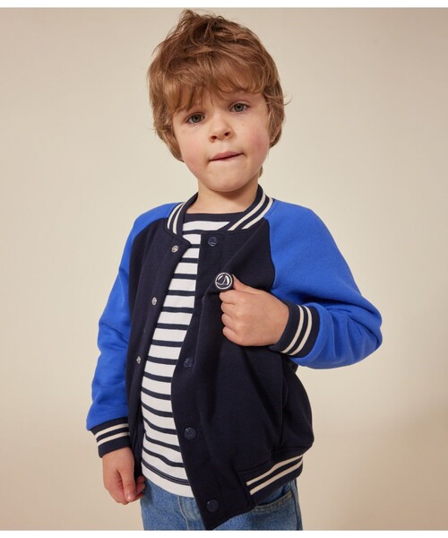 セール】スウェットブルゾン（ブルゾン）｜PETIT BATEAU（プチバトー 