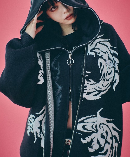 GALFY-卍ドライバーズニット（ニット/セーター）｜GALFY（ガルフィー）