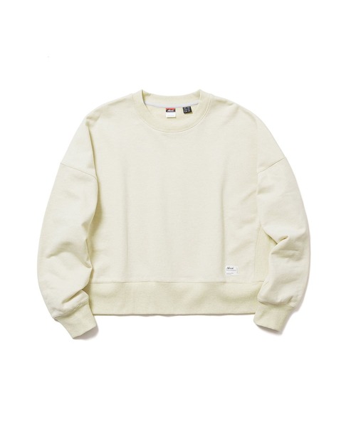 NANGA(ナンガ)の「ECO HYBRID SWEATSHIRT W/エコハイブリッド スウェットシャツ(ウィメンズ)(スウェット・レディース・ブラック/モカ/ライトグレー/ブラック系/イエロー/ピンク・M/S/L)」の6枚目の写真
