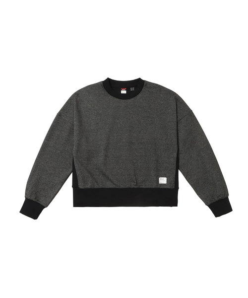 NANGA(ナンガ)の「ECO HYBRID SWEATSHIRT W/エコハイブリッド スウェットシャツ(ウィメンズ)(スウェット・レディース・ブラック/モカ/ライトグレー/ブラック系/イエロー/ピンク・M/S/L)」の3枚目の写真