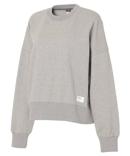 NANGA(ナンガ)の「ECO HYBRID SWEATSHIRT W/エコハイブリッド スウェットシャツ(ウィメンズ)(スウェット・レディース・ブラック/モカ/ライトグレー/ブラック系/イエロー/ピンク・M/S/L)」の7枚目の写真