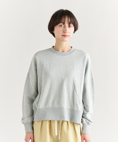 NANGA(ナンガ)の「ECO HYBRID SWEATSHIRT W/エコハイブリッド スウェットシャツ(ウィメンズ)(スウェット・レディース・ブラック/モカ/ライトグレー/ブラック系/イエロー/ピンク・M/S/L)」の19枚目の写真