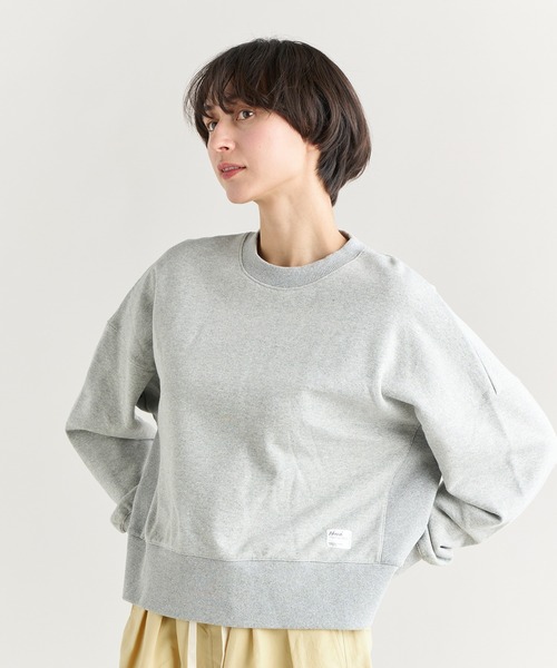NANGA(ナンガ)の「ECO HYBRID SWEATSHIRT W/エコハイブリッド スウェットシャツ(ウィメンズ)(スウェット・レディース・ブラック/モカ/ライトグレー/ブラック系/イエロー/ピンク・M/S/L)」の20枚目の写真