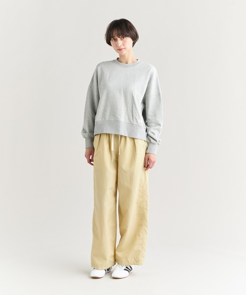 NANGA(ナンガ)の「ECO HYBRID SWEATSHIRT W/エコハイブリッド スウェットシャツ(ウィメンズ)(スウェット・レディース・ブラック/モカ/ライトグレー/ブラック系/イエロー/ピンク・M/S/L)」の17枚目の写真