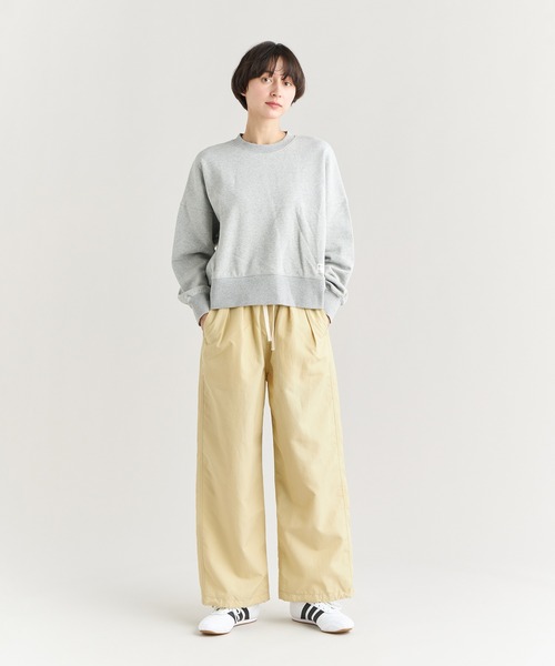 NANGA(ナンガ)の「ECO HYBRID SWEATSHIRT W/エコハイブリッド スウェットシャツ(ウィメンズ)(スウェット・レディース・ブラック/モカ/ライトグレー/ブラック系/イエロー/ピンク・M/S/L)」の21枚目の写真