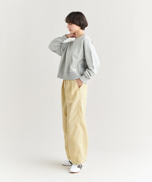NANGA(ナンガ)の「ECO HYBRID SWEATSHIRT W/エコハイブリッド スウェットシャツ(ウィメンズ)(スウェット・レディース・ブラック/モカ/ライトグレー/ブラック系/イエロー/ピンク・M/S/L)」の22枚目の写真