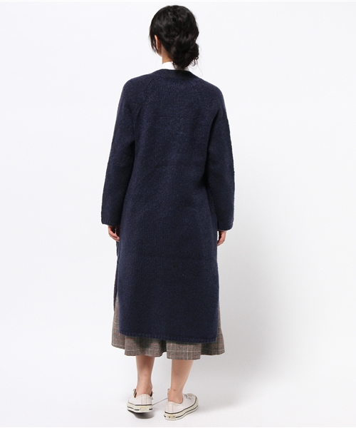 Discoat Parisien（ディスコートパリシアン）の「【スザンヌコラボ】ロングカーディガン（カーディガン/ボレロ・レディース・グレー/ネイビー・ﾌﾘ-）」の9枚目の写真