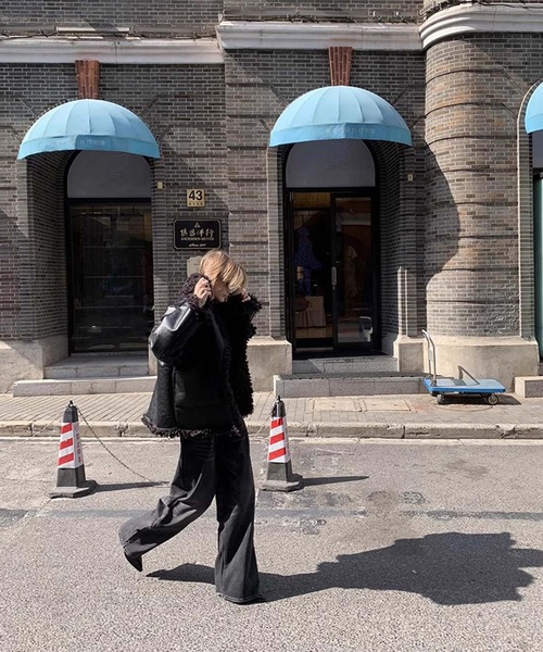 chuclla(チュクラ)の「【LONSLAN】リバーシブル オーバー ボアムスタン CHLONW24a013(その他アウター・レディース・ブラック・FREE)」の13枚目の写真