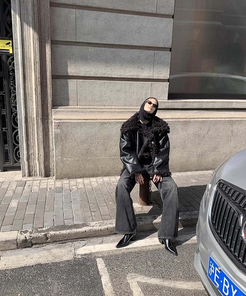 chuclla(チュクラ)の「【LONSLAN】リバーシブル オーバー ボアムスタン CHLONW24a013(その他アウター・レディース・ブラック・FREE)」の20枚目の写真