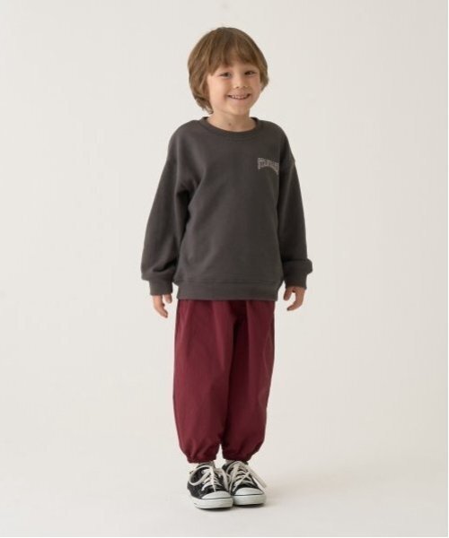 b・ROOM（ビールーム）の「【万能アイテム】選べる7パターンアソートプリントスウェット（スウェット・キッズ・オートミール/ベージュ/マスタード/チャコール/ライトグリーン/ブルーグレー/ブルー・100cm/110cm/120cm/130cm/140cm/150cm）」の22枚目の写真