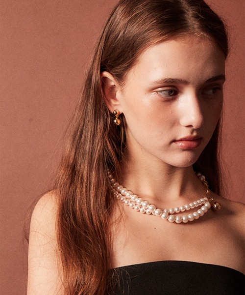 VINTAGE HOLLYWOOD(ビンテージハリウッド)の「●Ball Drop Earrings(ピアス(両耳用)・レディース・シルバー/ゴールド・FREE)」の4枚目の写真