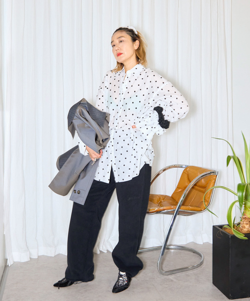CITYSHOP（シティーショップ）の「DOT シャツ（シャツ/ブラウス）」 - WEAR