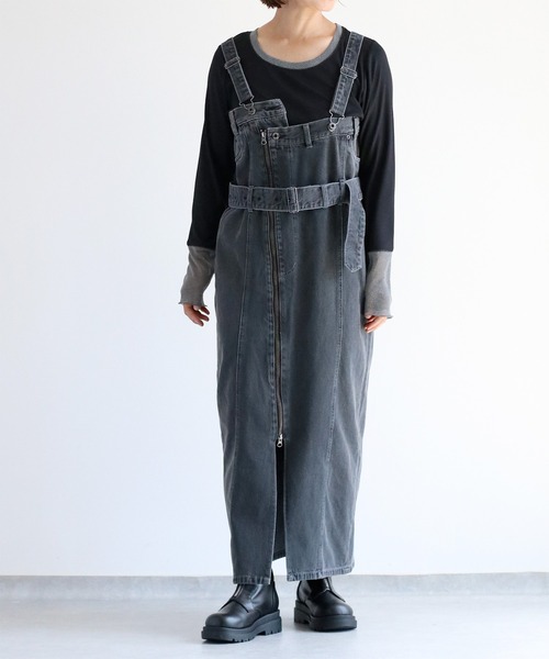 cepo(セポ)の「ソデキリカエロングスリーブTee(Tシャツ/カットソー・レディース・ブラック/グレー/オフホワイト・M)」の19枚目の写真