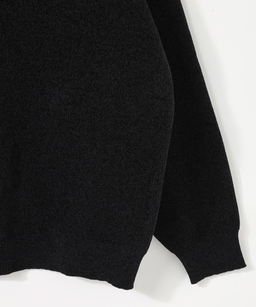 RAGEBLUE（レイジブルー）の「Zip up high gauge chenille drivers knit/ハイゲージモールジップアップドライバーズニット　カーディガン（ニット/セーター・メンズ・ブラック/ブルー・MEDIUM/LARGE）」の17枚目の写真