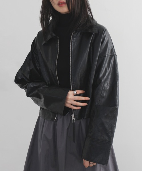 希少】GIOVE GIUNOE レザーダブルセットアップ パイソン柄 黒 希少