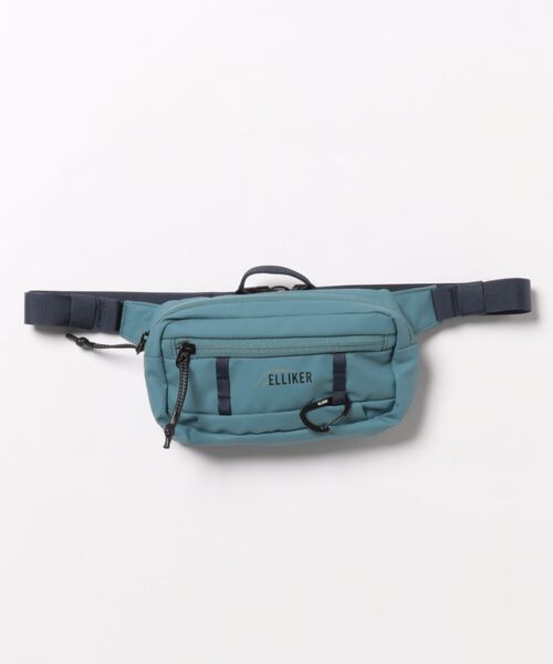 JUGLANS(ユグランス)の「【ELLIKER】SEMER SLING BAG/カラビナ付きスリングバッグ(ボディバッグ/ウエストポーチ・メンズ・ブラック/グリーン/ブルー・FREE)」の1枚目の写真