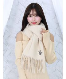 EATME | E/Mロゴ刺繍マフラー(マフラー)