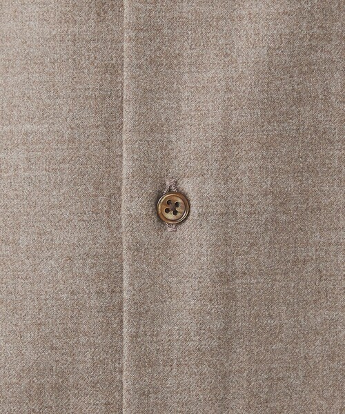 green label relaxing（グリーンレーベルリラクシング）の「TRフラノ ジャストルーズ レギュラーカラー シャツ -ストレッチ・防シワ-（シャツ/ブラウス・メンズ・ダークグリーン/ライトグレー/モカ・S/M/L/XL）」の14枚目の写真
