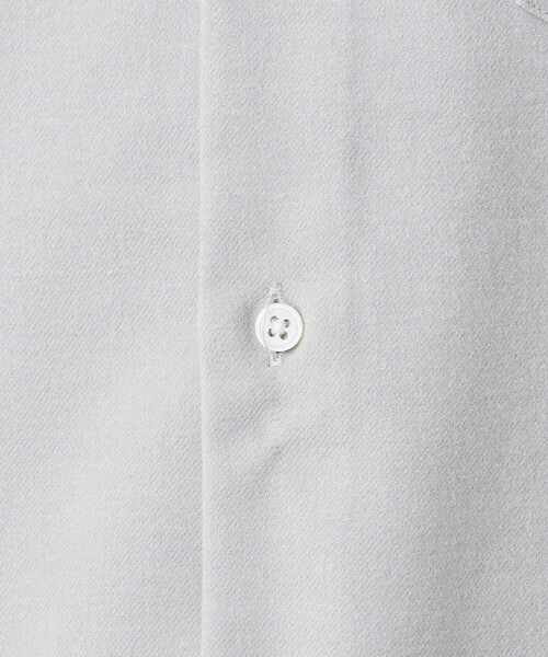 green label relaxing（グリーンレーベルリラクシング）の「TRフラノ ジャストルーズ レギュラーカラー シャツ -ストレッチ・防シワ-（シャツ/ブラウス・メンズ・ダークグリーン/ライトグレー/モカ・S/M/L/XL）」の15枚目の写真