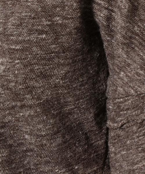 Another Edition（アナザーエディション）の「袖フリルTシャツ/AEBC　W/LｿﾃﾞﾌﾘﾙTee◆（Tシャツ/カットソー・レディース・オフホワイト/ブラウン・フリー）」の11枚目の写真