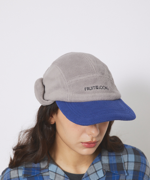 FRUIT OF THE LOOM/フルーツオブザルーム】FLEECE 耳当て付き CAP