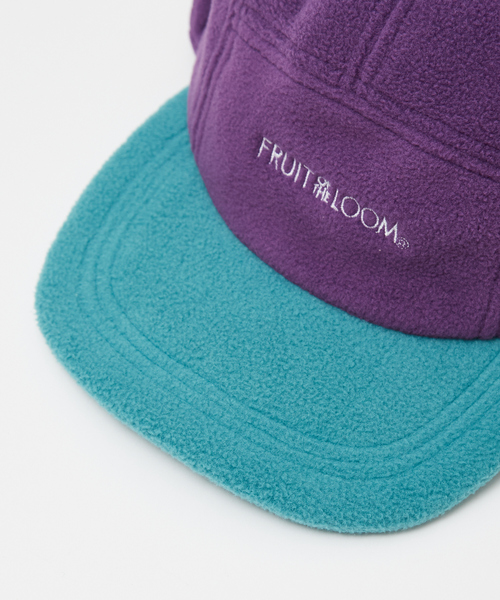 FRUIT OF THE LOOM（フルーツオブザルーム）の「【FRUIT OF THE LOOM/フルーツオブザルーム】FLEECE 耳当て付き CAP/フリースイヤーフラップ付き（キャップ・メンズ・パープル/インディゴブルー/ブラック/グレー・フリー）」の7枚目の写真