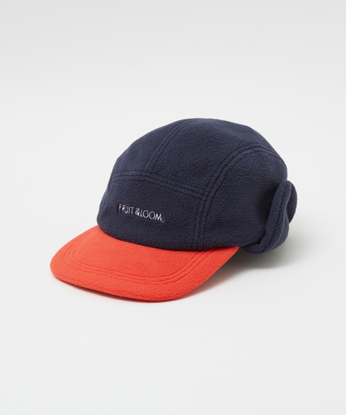 FRUIT OF THE LOOM（フルーツオブザルーム）の「【FRUIT OF THE LOOM/フルーツオブザルーム】FLEECE 耳当て付き CAP/フリースイヤーフラップ付き（キャップ・メンズ・パープル/インディゴブルー/ブラック/グレー・フリー）」の10枚目の写真