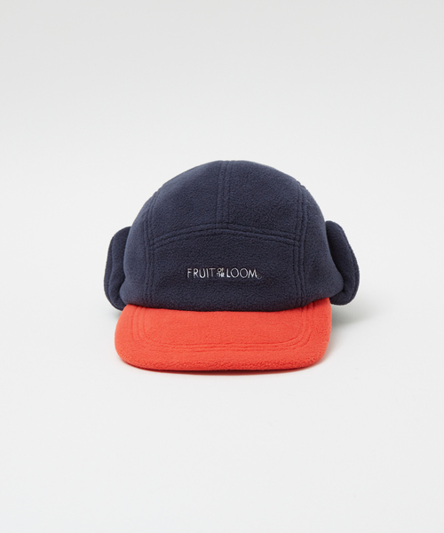 FRUIT OF THE LOOM（フルーツオブザルーム）の「【FRUIT OF THE LOOM/フルーツオブザルーム】FLEECE 耳当て付き CAP/フリースイヤーフラップ付き（キャップ・メンズ・パープル/インディゴブルー/ブラック/グレー・フリー）」の11枚目の写真