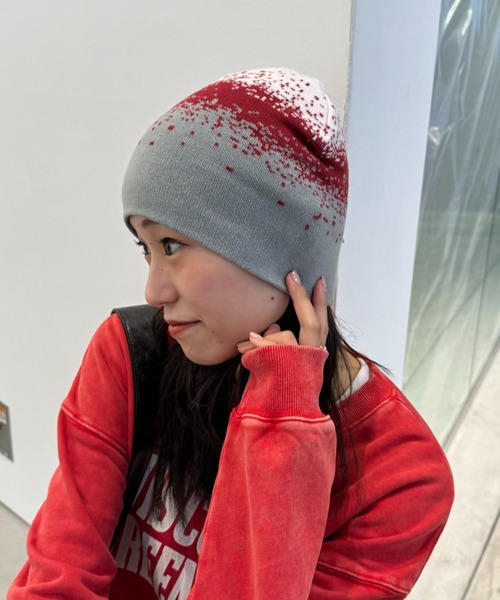 CIAOPANIC TYPY(チャオパニックティピー)の「【WEB限定】【UNISEX】アソートビーニー(ニットキャップ/ビーニー・メンズ・グレー/ブラウン/ピンク・ONE SIZE)」の14枚目の写真