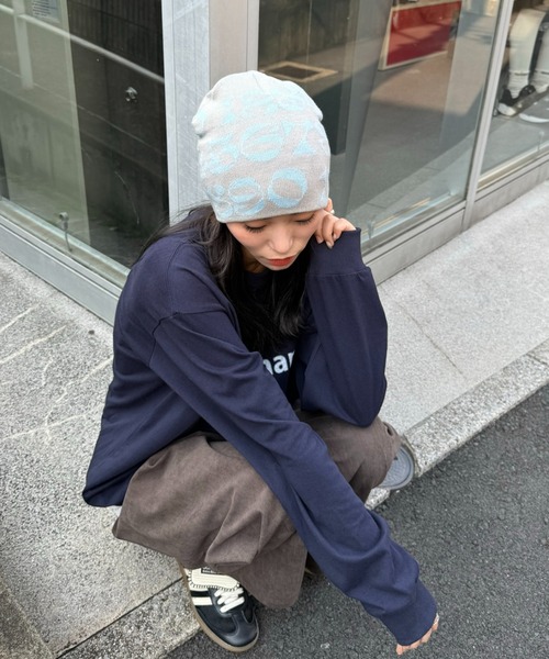 CIAOPANIC TYPY(チャオパニックティピー)の「【WEB限定】【UNISEX】アソートビーニー(ニットキャップ/ビーニー・メンズ・グレー/ブラウン/ピンク・ONE SIZE)」の7枚目の写真