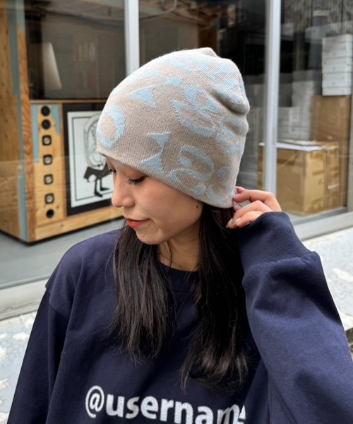 CIAOPANIC TYPY(チャオパニックティピー)の「【WEB限定】【UNISEX】アソートビーニー(ニットキャップ/ビーニー・メンズ・グレー/ブラウン/ピンク・ONE SIZE)」の4枚目の写真