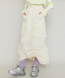 Candy Stripper | DRAWSTRING NYLON スカート(スカート)