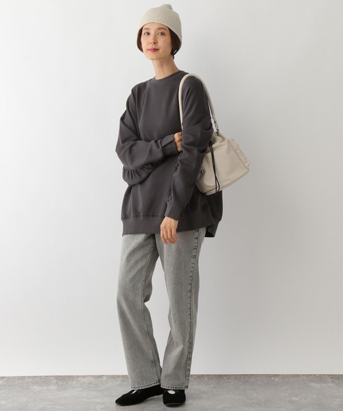 LEPSIM（レプシィム）の「フェイクレザー2WAY巾着ショルダー　152474（ショルダーバッグ・レディース・モカ/ブラック/アイボリー・ONE SIZE）」の7枚目の写真