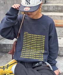 CIAOPANIC TYPY | 【新色追加/UNISEX】メッセージロゴ裏毛スウェット(スウェット)